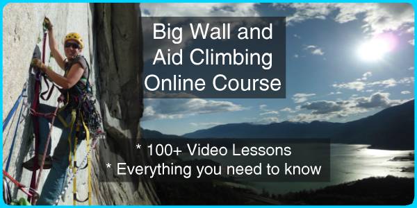big wall aid climbing